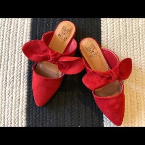 Red Mules - New in Box